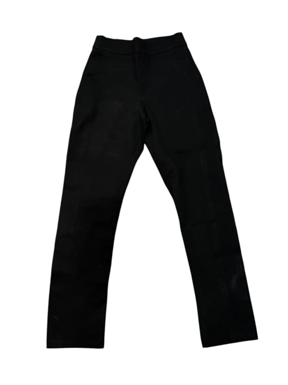 SPANX The Perfect Black Pant Cropped High Waist Back Seam Size Small Sleek Slim - Picture 2 of 6
